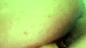 Dildo stretches big ass during intense anal masturbation session