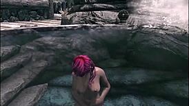 Triss Merigold撕衣用假屌狂干红发妹