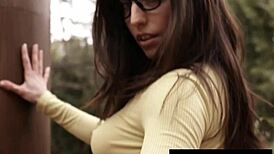 Nerdy Girl Fucked Hard By Big Black Cock!