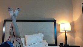 I'm eatin' that hot petite 18+ womans shaved pussy