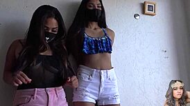 She sized up our shorts while flaunting her big Filipina ass and cheeks