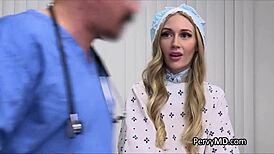 Fucking Blonde Teen on Her First Doctor Visit