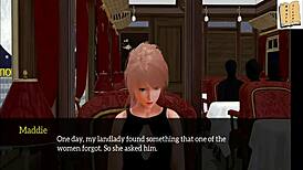 My New Family 26: Blonde And Redhead Cartoon Sisters With Small Tits