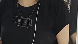 real madrid fans enjoy amateur fun with young colombian girlfriend