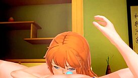 Nami在3D海贼王动画中与你狂野
