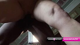 British milf Sara Jay seduces the cleaner for a hardcore interracial pounding.