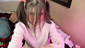 Suck Deep And Play With A Vibrator Between My Legs For Intense Orgasms!