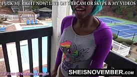 largebutt babe thong stuck in ass, yanked out and gaped