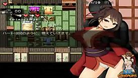 Kunoichi peony gameplay with groping and cum