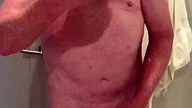 Cum tribute for Donna turned into a solo session. Everyone was watching her go at it.