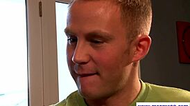 This gay dude lured a straight jock with a sneaky blowjob. Things got heated fast!