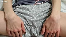 Omnomnom, that dick devours her big clit in homemade close-up