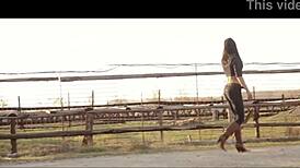 Milfycalla Sexy Step-Mom Rides Hard Outdoors with Curvy Latina Body