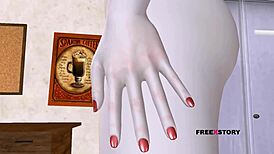 An Animated 3D Porn Video Of A Cute Teen 18+ Girl Giving Sexy Poses