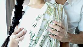 Indian Big Ass Warrior Bent Over for Hardcore Outdoor Action