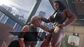 Futanari 3D Action in Wild Anime Scenes