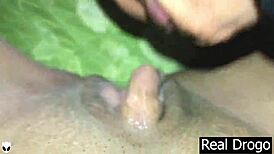 I lick my stepsister's huge clit and cum inside her wet pussy