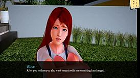 Exploring my new family in this cartoon game.