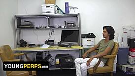 Hey thief Rave Harddick, ready for Officer AJ Sloan’s rough anal pounding at work?