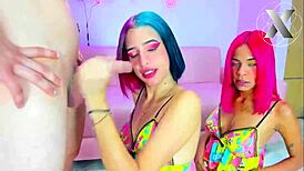 jazmin and candy, why you fuckin’ her throat so rough?