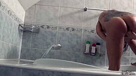 Camilla Moon Boldly Masturbates In Bathroom