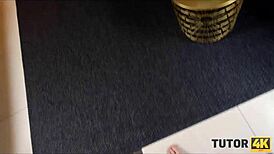 slutty tutor gets seduced by smart student in lesson