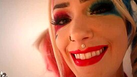 i’m shattered as joker wrecks my pink pussy hard