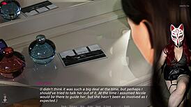 Ms. Denvers episode 38 featuring beautiful Asian MILF in big tits cartoon game