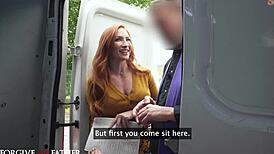 forgive me father - innocent redhead milf widow's first big dick hardcore public pick up sex