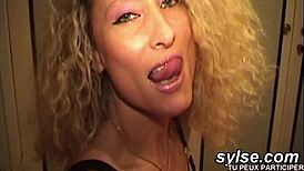 mistress fucks guy with strapon in front of girlfriends he loves humiliation