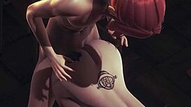 Yo, this hentai 3D uncensored Hermi hardsex at university is wild Japanese anime!