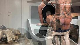 Beautiful Bareback Creampie with Muscle Frank Valencia in 4K