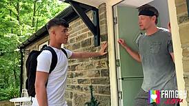 kendrick thomas got a wild foot massage from james keresford after hours