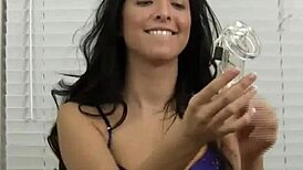 I stuff your useless cock into a tiny cage for bondage