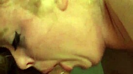 White Girl Sucking Teen Cock in Close-Up