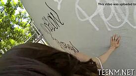 filling teen scarlett sawyer mouth with cock juice in a contest 😏