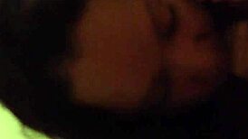 Mature Latina Anna Maria Gives Retro POV Blowjob to Husband