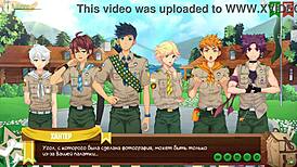 game friends camp episode 24 - collecting info in russian voice