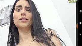 Bigtits Slim Sucks Her Own Tits!