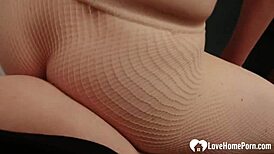 Girlfriend With Pigtails Delivers an Intense POV Blowjob at Home