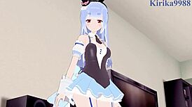 Usada Pekora And Moona Hoshinova Intense Sex - Hololive Vtuber Hentai