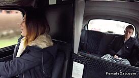 Muscled Dude Fucks Tanned Cab Driver in Wild Outdoor Car Action Caught on Hidden Cam.