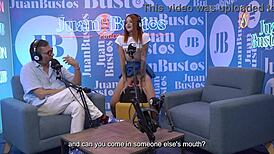 Small redhead Megan Russo rides cock and sybian in rough casting.