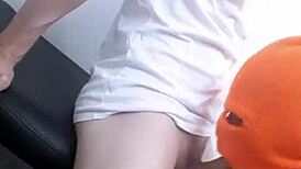 Hot school babe knows how to suck dick until cumshot in mouth