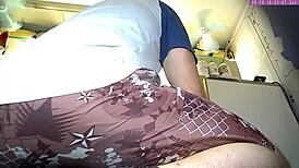 Blonde step sister, show me upskirt!