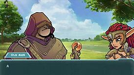 Akabur's Star Channel Features Ashelin in Intimate Cartoon Scene