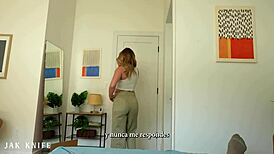 hey, just had breakup sex with big booty blonde, anna claire cloud, spanish subs included