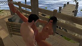 gay officer catches brat for rough punishment in office - perps4k