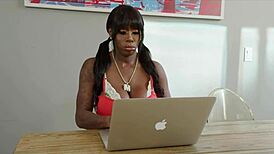 Ebony Mystique and Tru Kait dive into a wild THREESOME ROLEPLAY