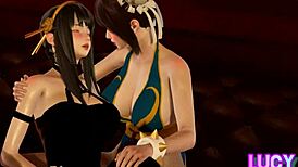 Yo, after Chun-Li and Yor's battle, they totally got each other’s climax spots! 😜